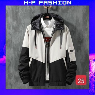 Áo khoác nam kaki 🔵 𝐅𝐑𝐄𝐄 𝐒𝐇𝐈𝐏 🔵 áo khoác nam đẹp cao cấp có túi trong tiện lợi hpfashion - akkk25