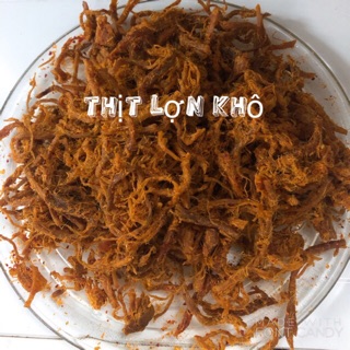thịt lợn giả bò khô