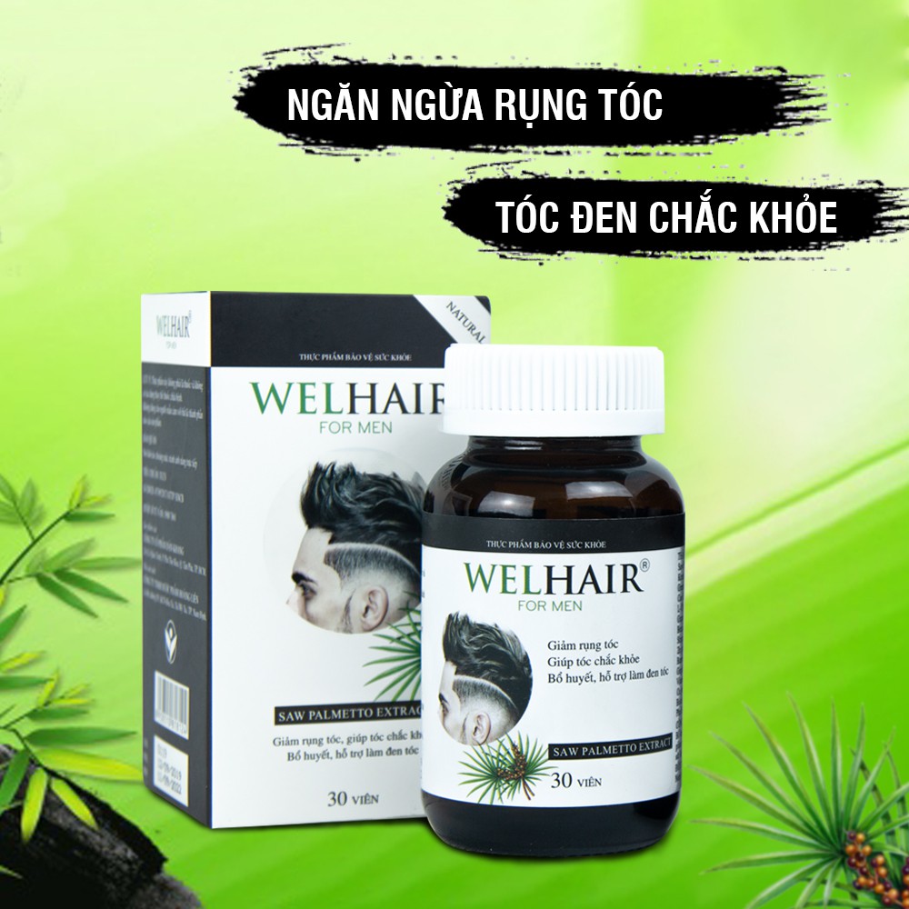 TPCN Kích Thích Mọc Tóc Cho Nam Welhair For Men Hủ 30 viên | BigBuy360 - bigbuy360.vn