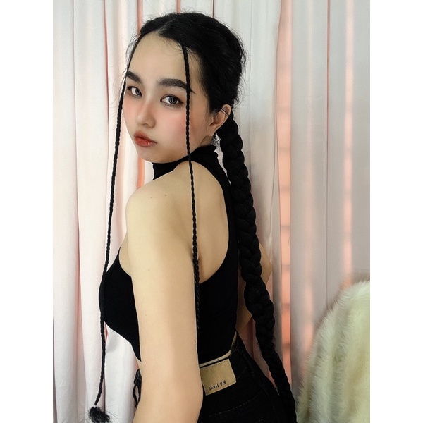 Tóc Giả Line Bính Hai Bên 60cm (kèm ảnh thật)