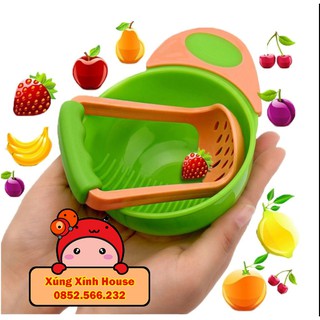 Bát nghiền thức ăn dặm cho bé / Set bát kèm thìa nghiền đồ ăn dặm cho bé