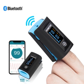 Máy đo nồng độ oxi trong máu, máy đo spo2 kẹp ngón đo chính xác PC-60FW Bảo hành 24 tháng 1 đổi 1