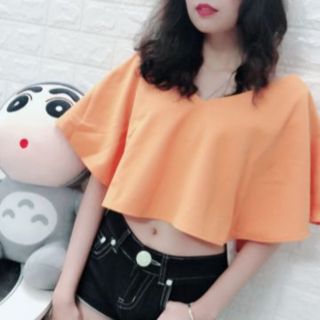 Áo croptop tay cánh dơi AKTN24 (hình thật 100%)