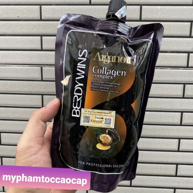HẤP DẦU PHỤC HỒI COLLAGEN BERDYWINS 500ML
