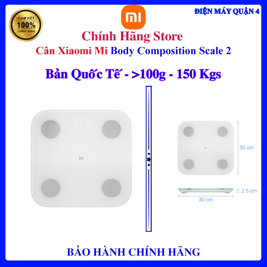 Cân thông minh Xiaomi Mi Body Composition Scale 2 (NUN4048GL)