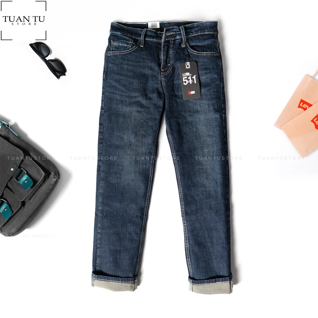 Quần Jean nam LV 511 Made in cambodia ( Form ống đứng,chất vải co dãn,ống quần 17cm -20cm) T06 | BigBuy360 - bigbuy360.vn
