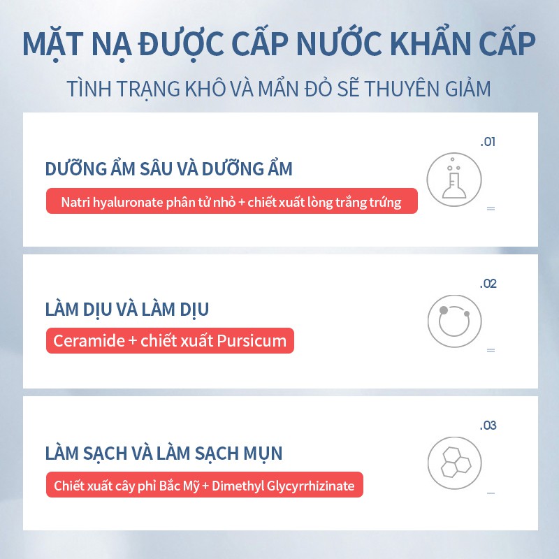 Bộ 5 Mặt Nạ SOON PURE Dưỡng Ẩm Làm Dịu Da Nhạy Cảm Cho Phụ Nữ Mang Thai 25ml