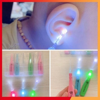 Đèn lấy ráy tai, ngoáy tai có đèn cho bé iu, đèn ngoáy tai, đèn soi tai có hộp nhựa đựng