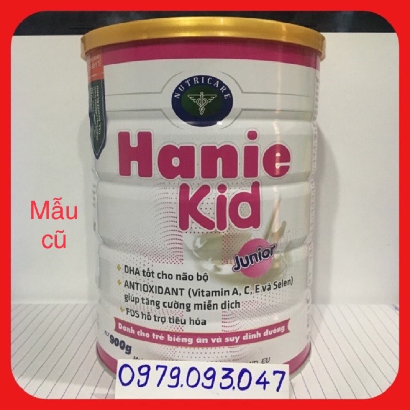 Sữa Hanie Kid 1+ (cho trẻ biếng ăn và suy dinh dưỡng ) date:11/2023