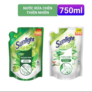  Nước rửa chén Sunlight Thiên nhiên 750ml (Túi)