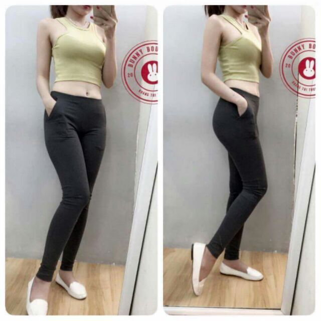 Quần legging 2 túi