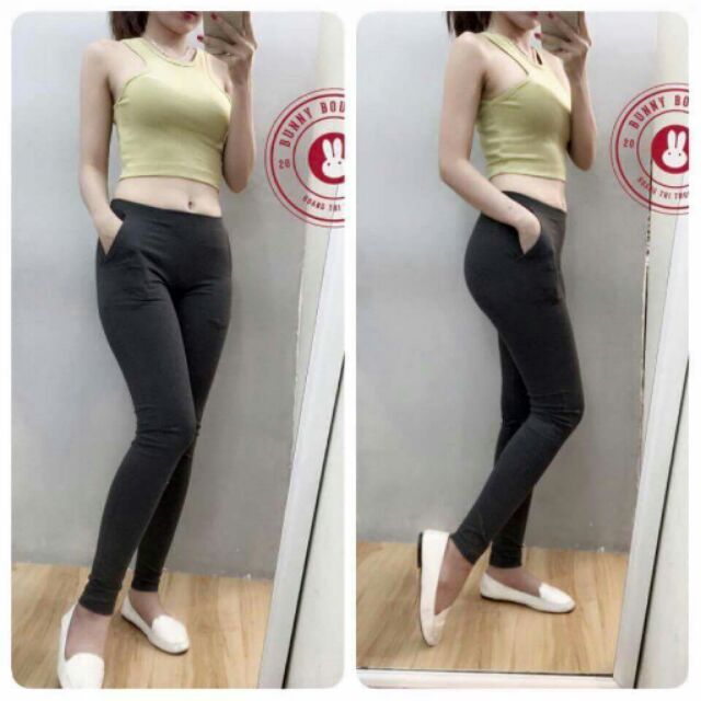 Quần legging 2 túi