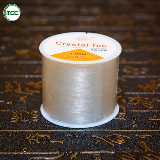 GIÁ TỐT_Mộc - Cuộn 100m Dây cước thun dùng xâu chuỗi size 0.8mm