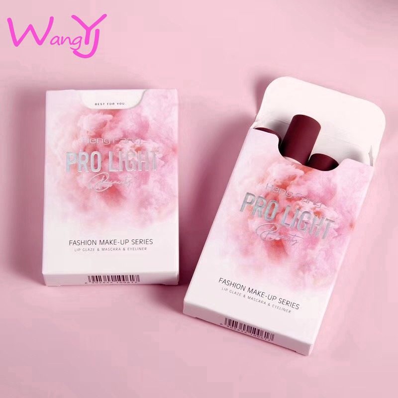 [Hàng mới về] Bộ sản phẩm 4 món son kem + mascara + bút kẻ mắt + bút kẻ chân mày dạng ống hình điếu thuốc | BigBuy360 - bigbuy360.vn