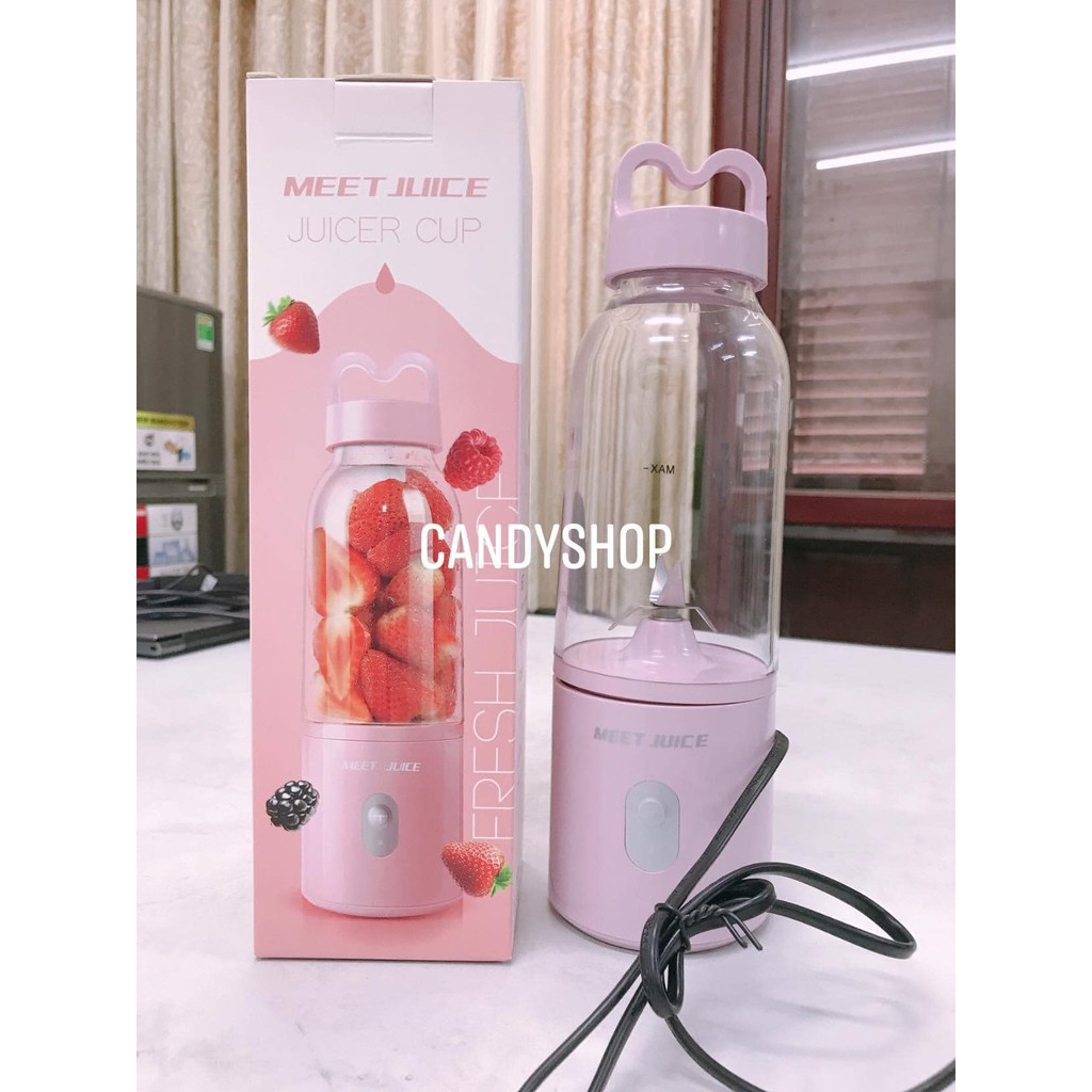 MÁY XAY SINH TỐ MINI MEET JUICE CỰC HOT