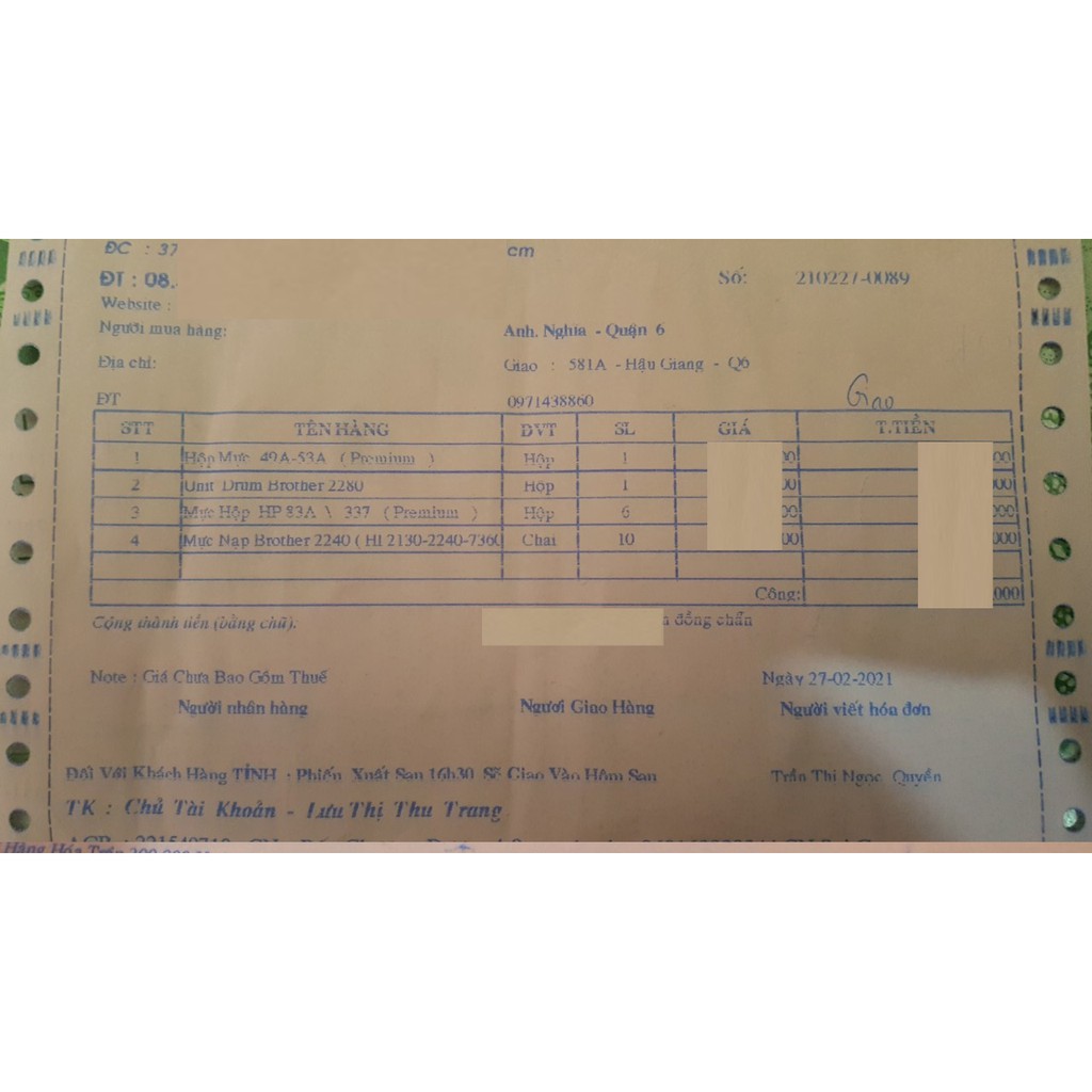 Hộp mực máy in HP laserjet pro mfp m127nw, m126nw, m125nw, m127fn, m127fw, m125, m125a, m126, m126a, m127 Full