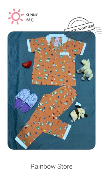 ⛔️[SALE SIÊU HOT] ⛔️ Bộ ngủ pijama chất vải lụa satin cao cấp ( tay cộc, quần dài ).