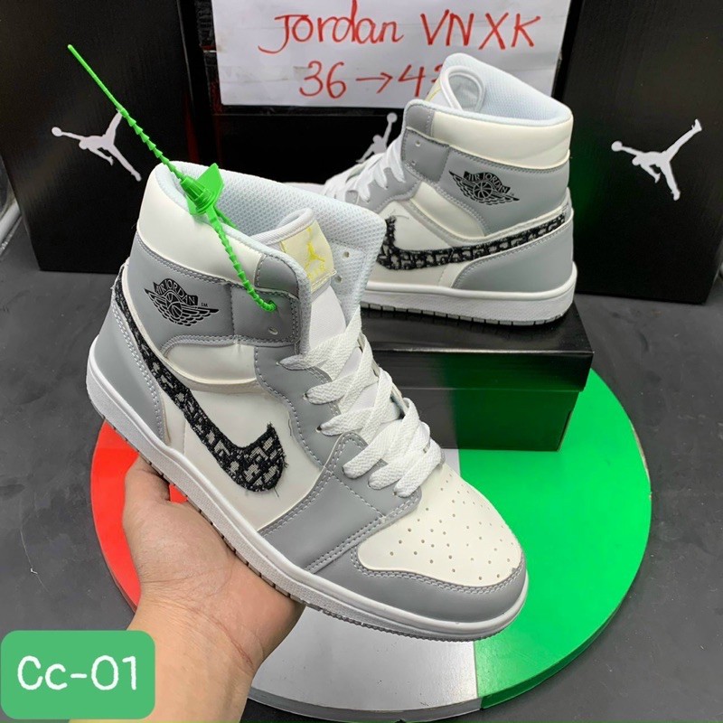 (FULL BOX) Giầy Thể Thao AIR JORDAN 1 Cao Cổ Bốn Màu Như Hình Nam Nữ