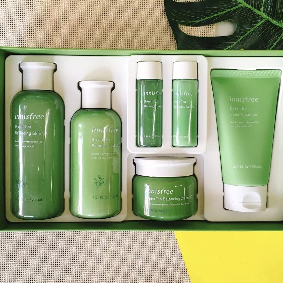 [Mã COS1904 giảm 8% đơn 300K] Bộ dưỡng da Innisfree Green Tea Balancing Skin Care Trio Set Ex (6 items) | BigBuy360 - bigbuy360.vn