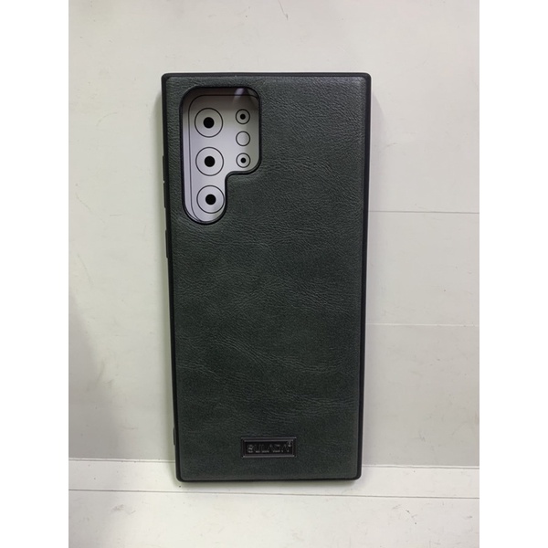 Ốp lưng Samsung Galaxy S22 Utra viền dẻo lưng kiểu da hàng công ty