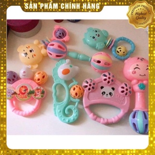 [MIỄN PHÍ SHIP+HÀNG CHÍNH HÃNG] Xúc xắc cho bé 7 món-an toàn, cho trẻ phát triển trí não