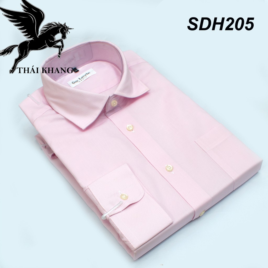 áo sơ mi trắng nam trung niên dài tay vải cotton siêu mịn mát loại áo sơ mi dài tay nam đóng hộp Thái Khang SMDH20 | BigBuy360 - bigbuy360.vn