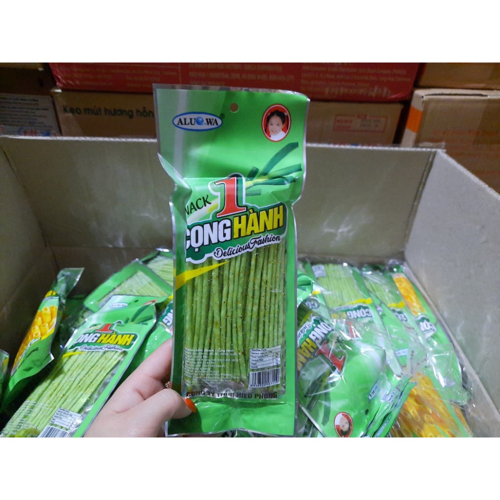 10 gói snack 1 cọng hành SỈ LẺ ĐỒ ĂN VẶT