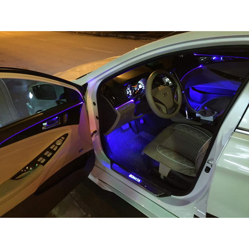 Sợi quang phát cạnh kèm miếng gá đường kính 3mm -  Chuyên led đèn viền nội thất ô tô; đèn nghệ thuật