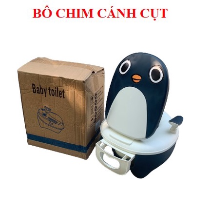 BÔ GHẾ VỆ SINH HỈNH CHIM CÁNH CỤT/BÔ THÚ CHO BÉ TẬP ĐI VỆ SINH