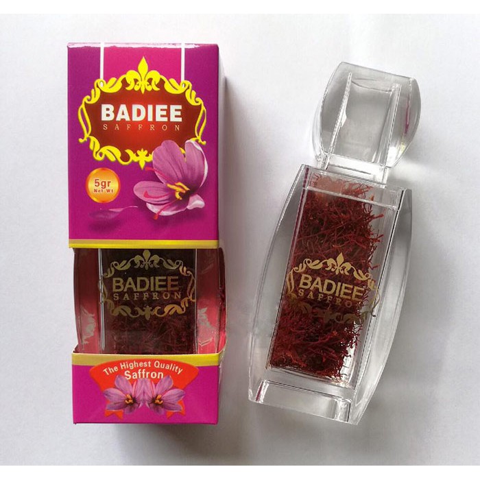 Nhụy Hoa Nghệ Tây thương hiệu Saffron Badiee Hộp 01gr/ Nhụy hoa nghệ tây Iran cao cấp loại Negin