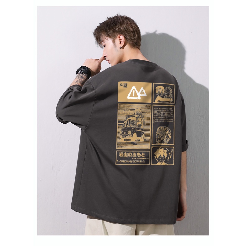 Áo thun tay lỡ nam nữ, áo phông unisex form rộng chất cotton | BigBuy360 - bigbuy360.vn