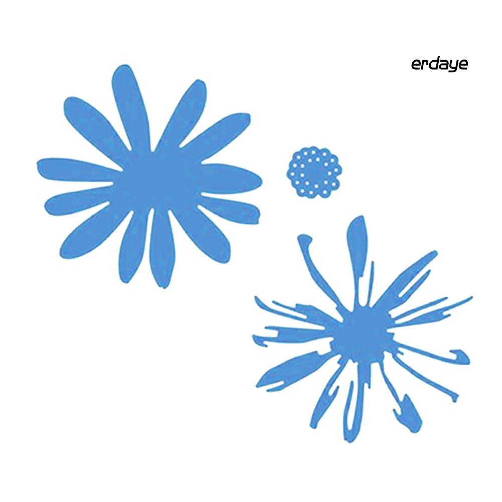 Khuôn cắt giấy bằng kim loại thiết kế bông hoa trang trí xinh xắn