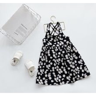 Đầm váy maxi chất lụa Hàn siêu mát phù hợp đi biển cho bé gái