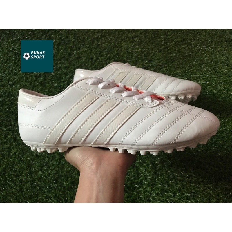 Giày ct3 sọc đá bóng sân cỏ nhân tạo , da pu full trắng , ct3 sọc loại 1, giày đá bóng nam , giày th