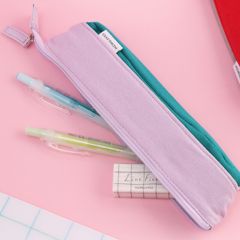 Kokuyo Túi Đựng Bút Bằng Vải Canvas Cỡ Lớn Đa Năng Thiết Kế Sáng Tạo