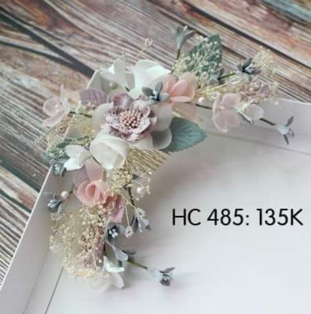 Cài hoa vải dễ thương