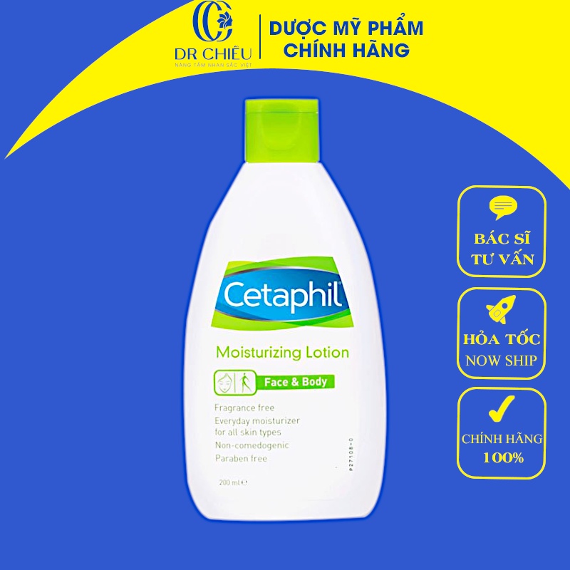 Sữa dưỡng ẩm Cetaphil ⚜️FREESHIP⚜️ Sữa dưỡng ẩm Cetaphil MOISTURIZING LOTION 200 ML