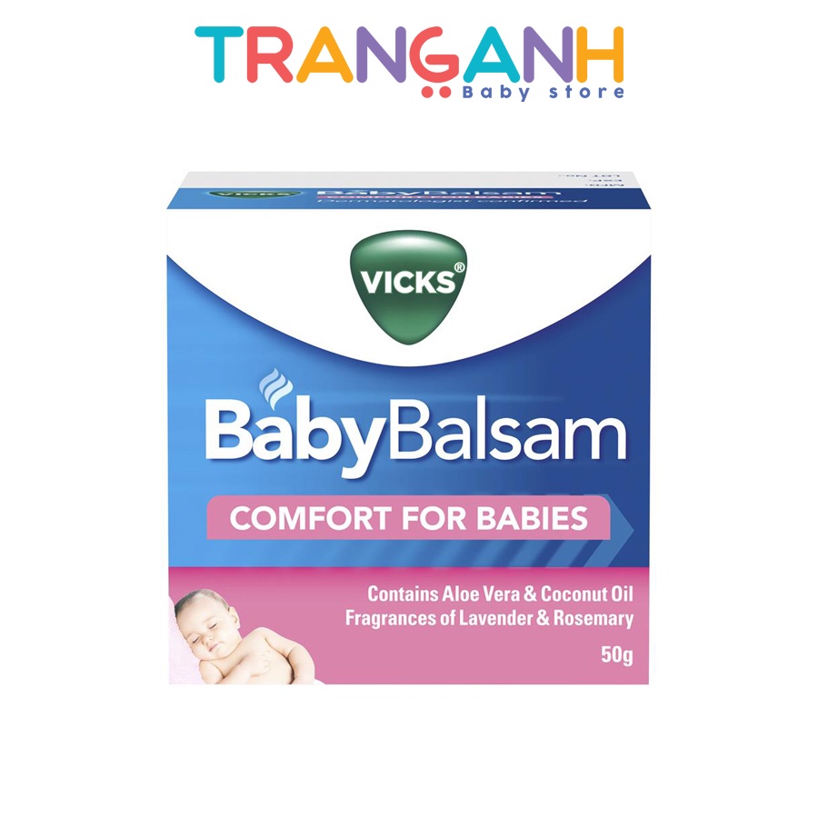 Dầu bôi ấm ngực Vicks Baby Balsam (50g)