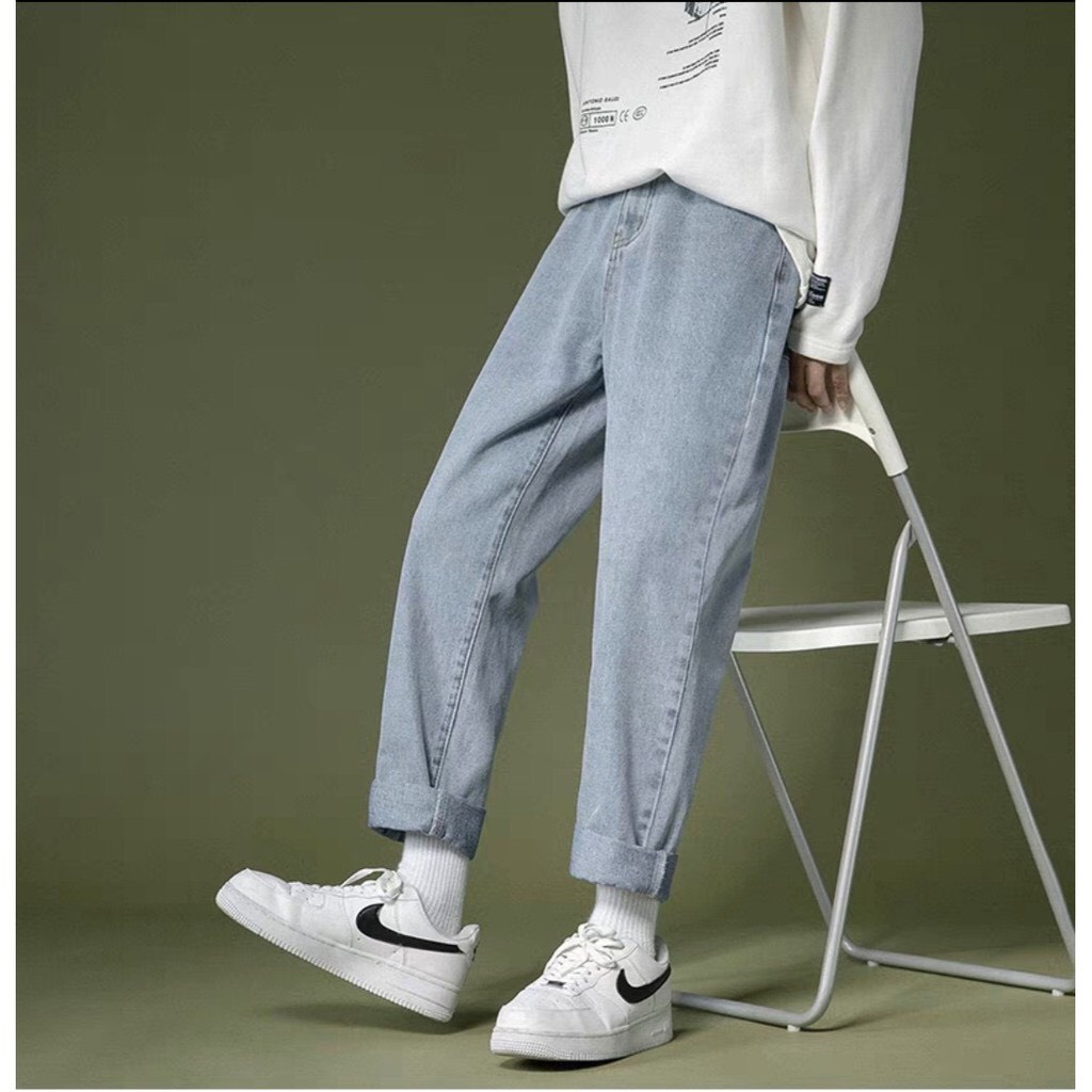 Quần Jean baggy nam nữ , jeans unisex - Quần bò dáng suông rộng -Top xu hướng 2021