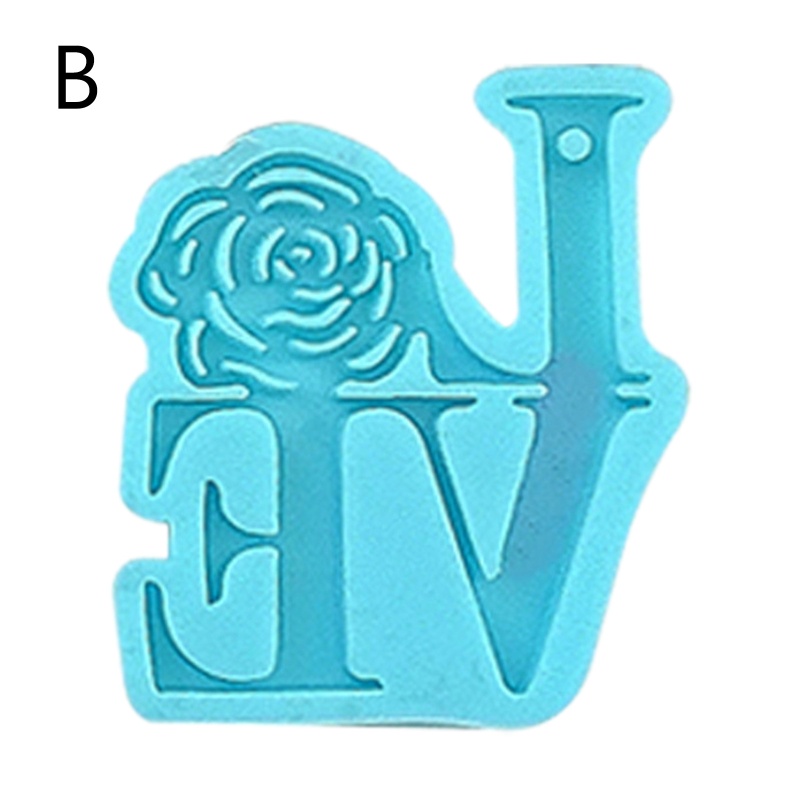 Khuôn Silicone Hình Viên Kim Cương Làm Móc Khóa DIY