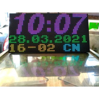 Mạch đồng hồ Led Matrix Full P4, P5