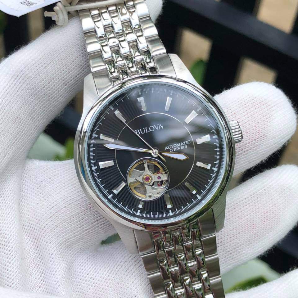 Đồng Hồ Nam Bulova 96A190 Máy Automatic Case 40mm