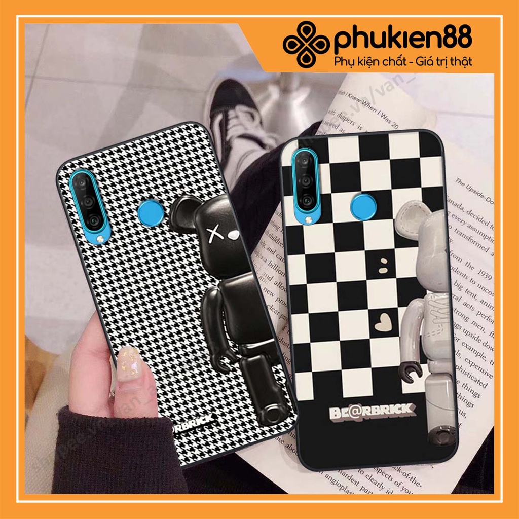 Ốp lưng Huawei Nova 4e / P30 Lite ốp điện thoại hình bearbrick, new york, thể thao