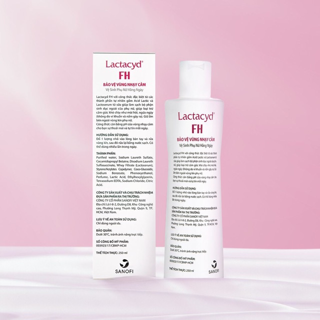 (250ml) Dung Dịch Vệ Sinh Phụ Nữ Lactacyd dành cho vùng kín nhạy cảm Chính Hãng cty