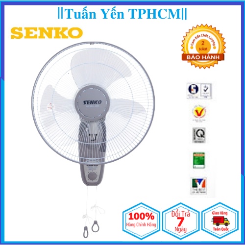 ⚡Hỏa Tốc 2h HCM⚡Quạt treo tường 2 dây Senko TC1626- BH 2 Năm- Tuấn yến TPHCM
