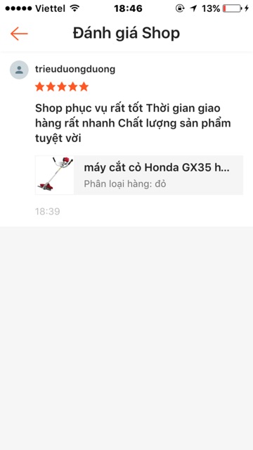 máy cắt cỏ Honda GX35 hàng đẹp