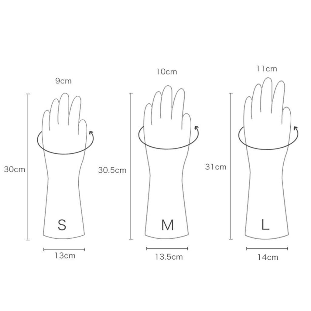 IVORY Găng Tay Rửa Chén Bằng PVC Trong Suốt Chống Trượt Dễ Sử Dụng
