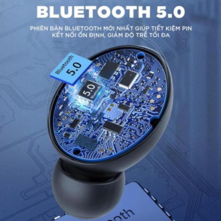 Tai Nghe Bluetooth F9 Pro Max V5.0 Chống Nước Chống Ồn Siêu Bass