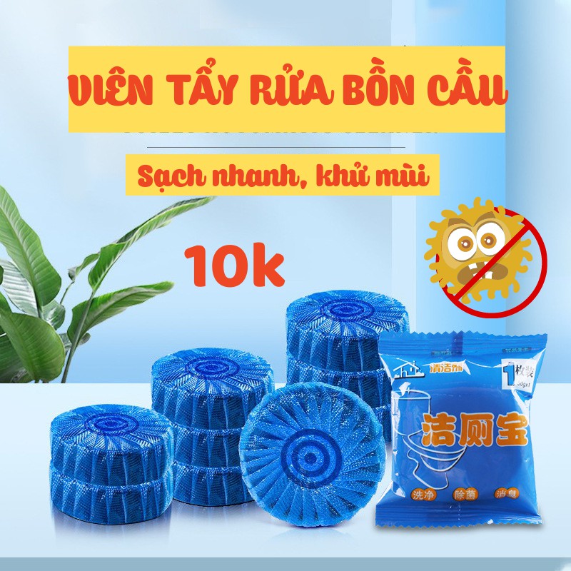 Viên Thả Bồn Cầu, Viên Khử Mùi Bồn Cầu Diệt Khuẩn Gấp 40 Lần Viên Thả Thông Thường