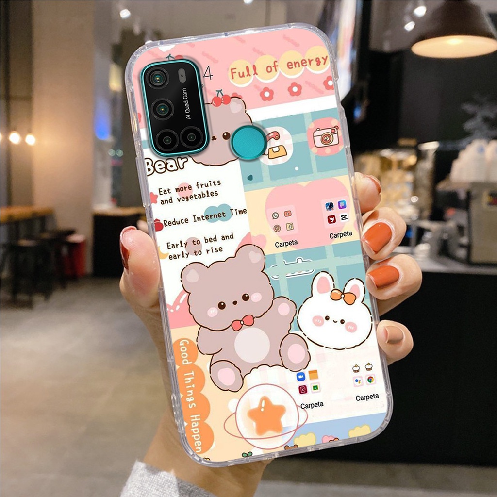 ỐP LƯNG VSMART STAR 3 - STAR 4 - STAR 5 , IN HÌNH GẤU BEAR DỄ THƯƠNG, BỀN ĐẸP.